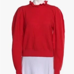 Ulla johnson merino wool mock neck sweater